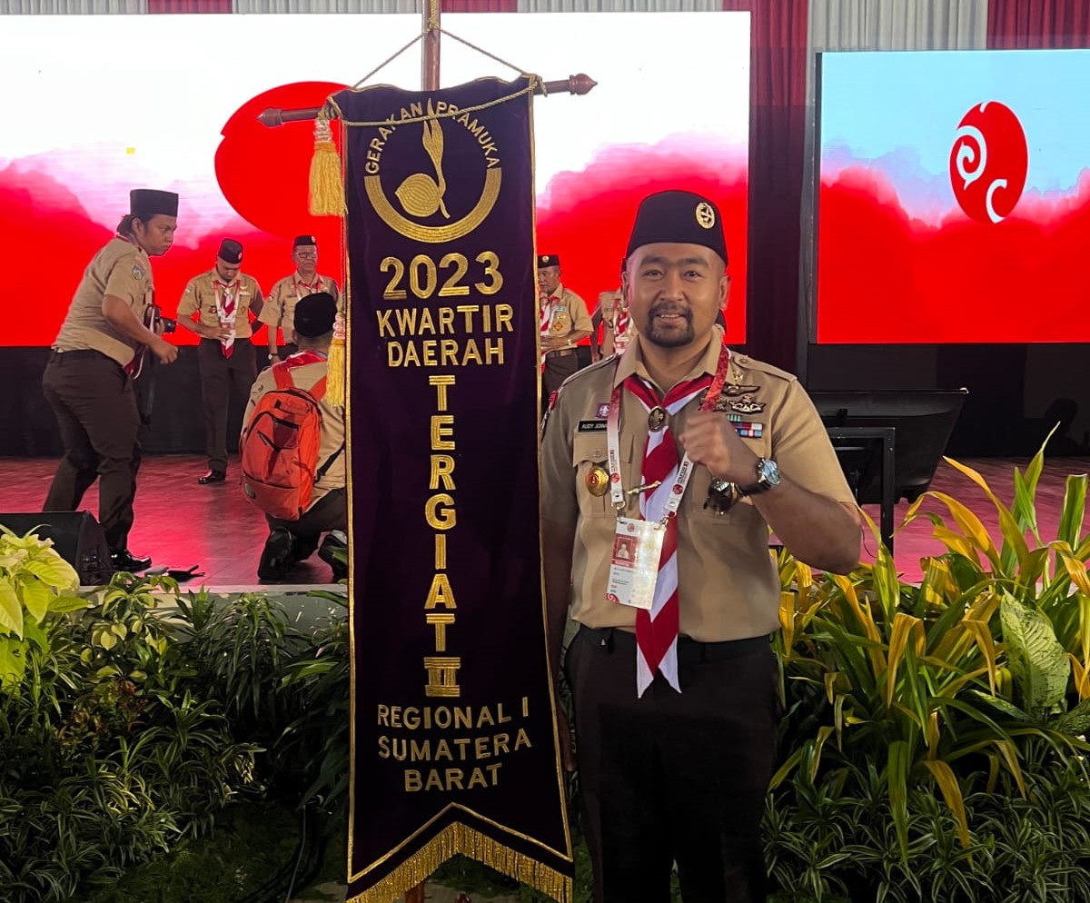 Kwarda Sumbar Raih Predikat Kwartir Daerah Tergiat II Regional Sumatera