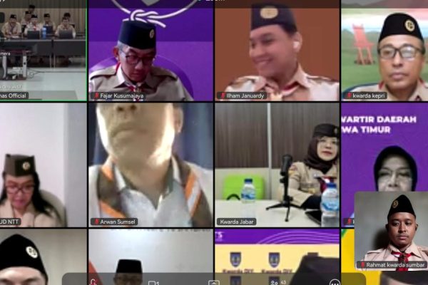 Kwarda Sumbar Ikuti Rakor Wakil Ketua Binamuda Kwarda se-Indonesia Via Daring